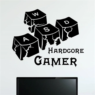 Hardcore Gamer - veggdekor