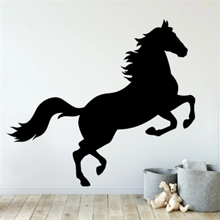 Hest der stejler silhouette - Wallstickers 