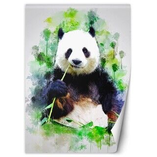 Fototapet, for barn Spise panda