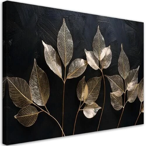 Lerretsbilde, Minimalisme Etterlater Planter Glamour Abstrakt - (120x80)