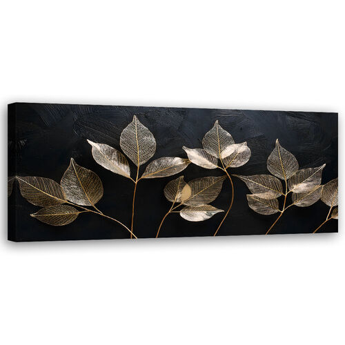 Lerretsbilde, Minimalisme Etterlater Planter Glamour Abstrakt - (150x50)