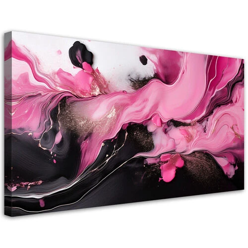 Lerretsbilde, Rosa abstraksjonsloft - (120x60)