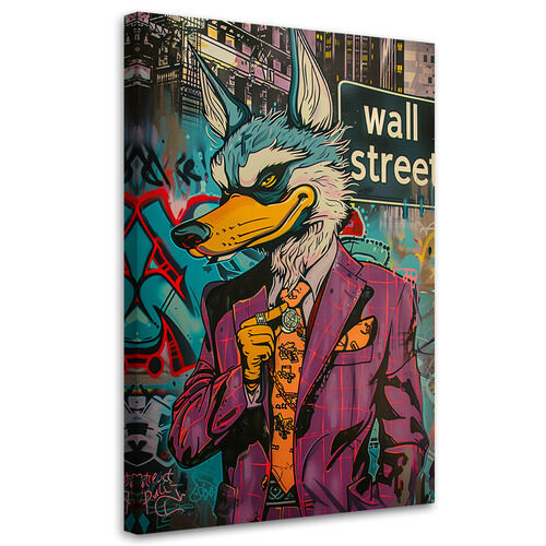 Lerretsbilde, Wolf of the Wall Street AI