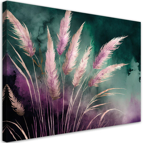 Lerretsbilde, Pampagress Nature Botany Abstract