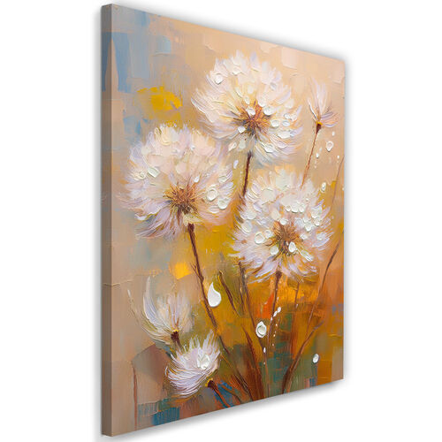 Lerretsbilde, Blåser Blomster Fargede Planter