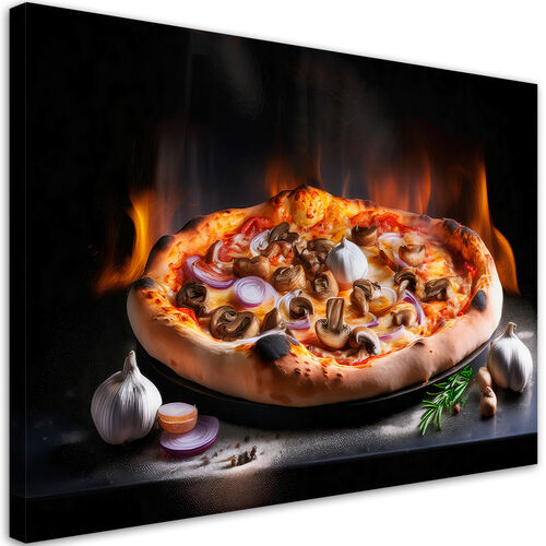 Lerretsbilde, Pizza Mat Kjøkken Restaurant