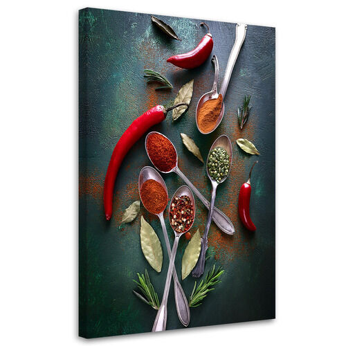 Lerretsbilde, Kjøkkenkrydder Paprika