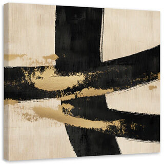 Lerretsbilde, Abstrakt kunst Beige Industriell loft