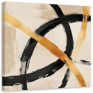 Lerretsbilde, Abstrakt kunst Beige loft malt