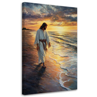 Lerretsbilde, Jesus Kristus går på vannet