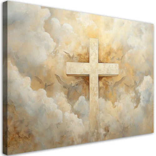 Lerretsbilde, Kors Himmel Religiøst