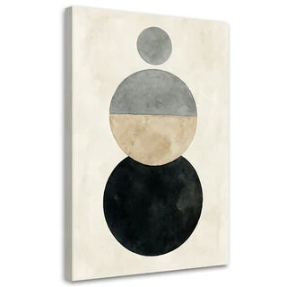 Lerretsbilde, Geometri Abstraksjon Akvarell