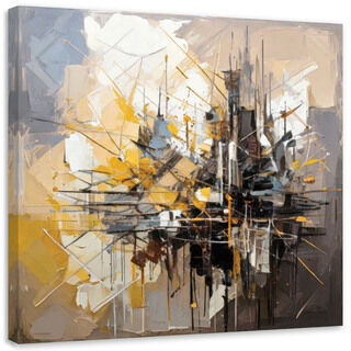 Lerretsbilde, Geometrisk abstrakt by