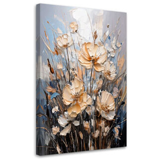 Lerretsbilde, Blomster Trykk Pastell Bukett Akvarell