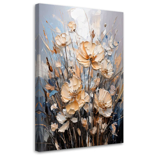 Lerretsbilde, Blomster Trykk Pastell Bukett Akvarell
