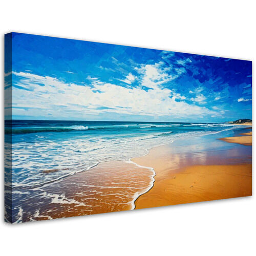 Lerretsbilde, Hav Strand Natur Landskap