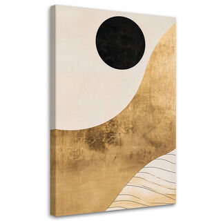 Lerretsbilde, Abstrakt minimalisme Gull