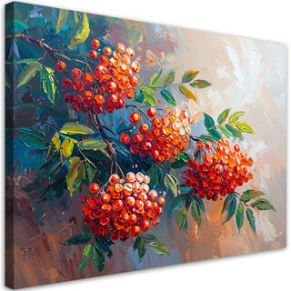 Lerretsbilde, Rowan planter natur som malt