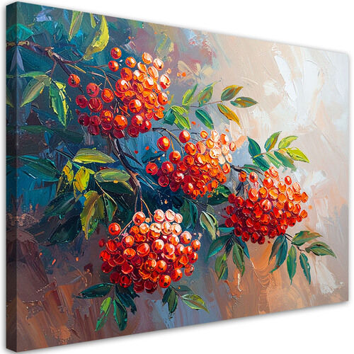 Lerretsbilde, Rowan planter natur som malt
