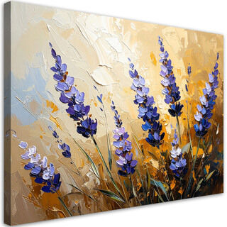 Lerretsbilde, Lavendelblomster