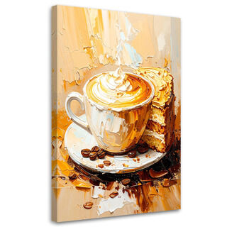 Lerretsbilde, Kaffekopp malingseffekt