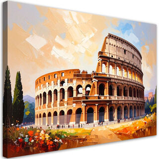 Lerretsbilde, Colosseum Roma utsikt