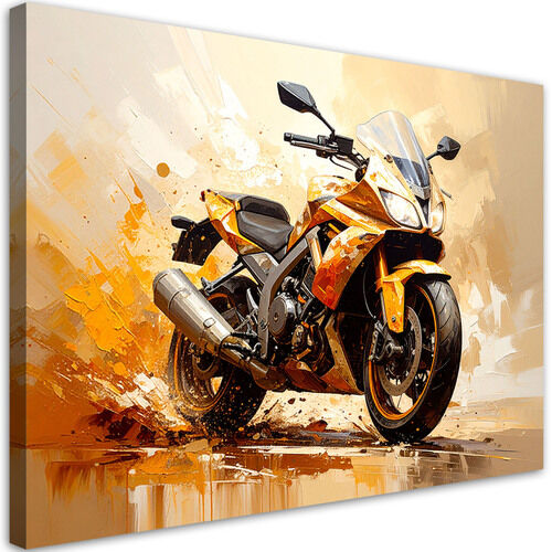 Lerretsbilde, Motorsykkel Sportsykkel