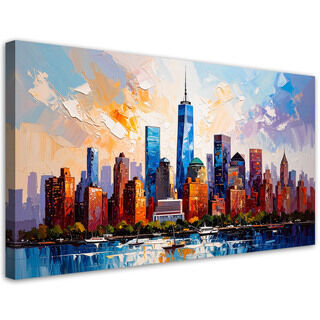 Lerretsbilde, Kontorer New York Manhattan