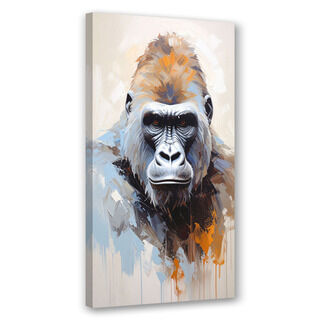 Lerretsbilde, Gorilla portrett dyr