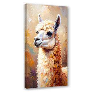 Lerretsbilde, Lama dyr