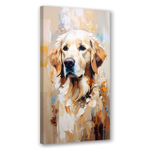 Lerretsbilde, Labrador retriever Hund Dyr