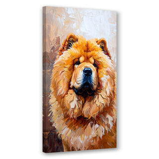 Lerretsbilde, Chow chow Hund Dyr Natur