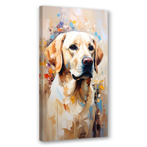Lerretsbilde, Labrador retriever Hund Dyr