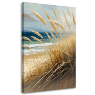 Lerretsbilde, strand, sanddyner, natur - (80x120)