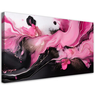 Lerretsbilde, Rosa abstraksjonsloft - (80x40)