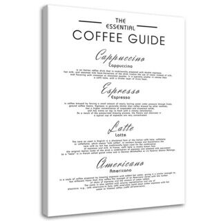 Lerretsbilde, En guide til kaffe