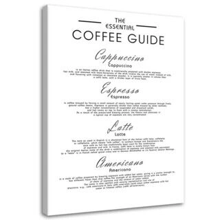 Lerretsbilde, En guide til kaffe