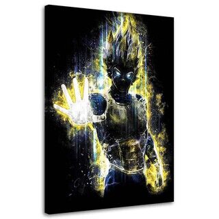 Lerretsbilde, Vegeta anime-figur