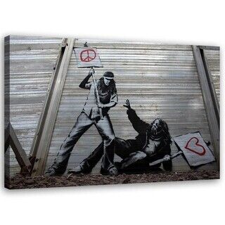 Lerretsbilde, Banksy Graffiti