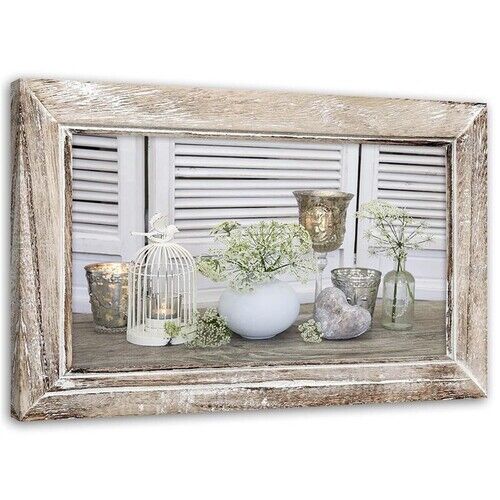 Lerretsbilde, Stilleben Shabby Chic