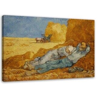 Lerretsbilde, Siesta - V. van Gogh-trykk