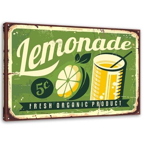 Lerretsbilde, Retro limonade