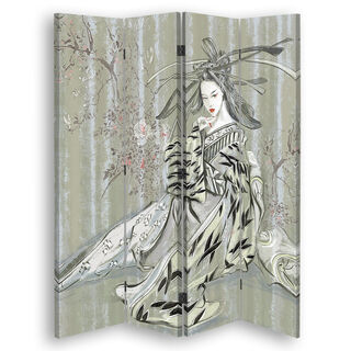 Romdeler Dobbeltsidig, Tradisjonell japansk geisha - (145x170)