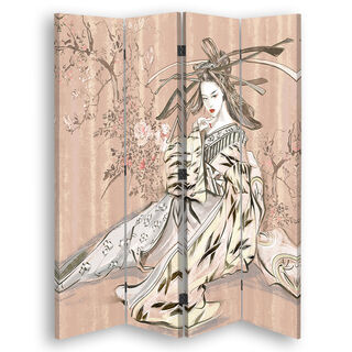 Romdeler Dobbeltsidig, Tradisjonell japansk geisha - (145x170)