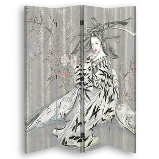 Romdeler Dobbeltsidig, Tradisjonell japansk geisha - (145x170)