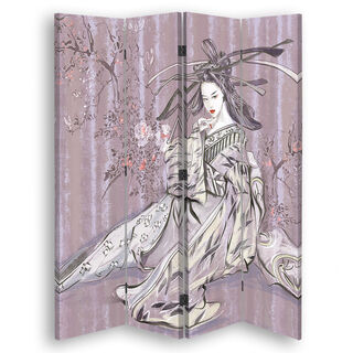 Romdeler Dobbeltsidig, Tradisjonell japansk geisha - (145x170)