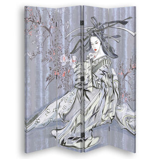 Romdeler Dobbeltsidig, Tradisjonell japansk geisha - (145x170)