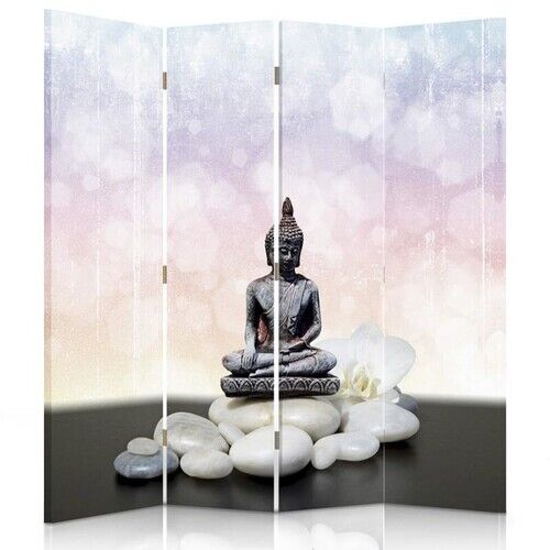 Romdeler Dobbeltsidig, Zen Buddha-stein - (145x170)