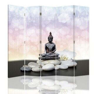 Romdeler Dobbeltsidig, Zen Buddha-stein - (180x170)