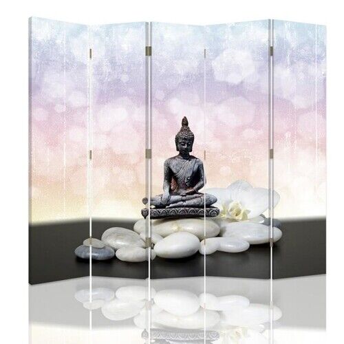 Romdeler Dobbeltsidig, Zen Buddha-stein - (180x170)